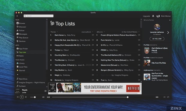spotify desktop mac